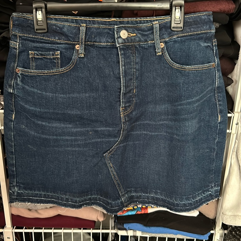 Old Navy Button up Jean Skirt, High-Rise